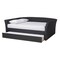 Baxton Studio Delora Dark Grey Full Size Daybed with Roll-Out Trundle Bed 158-9663 - alternate 7